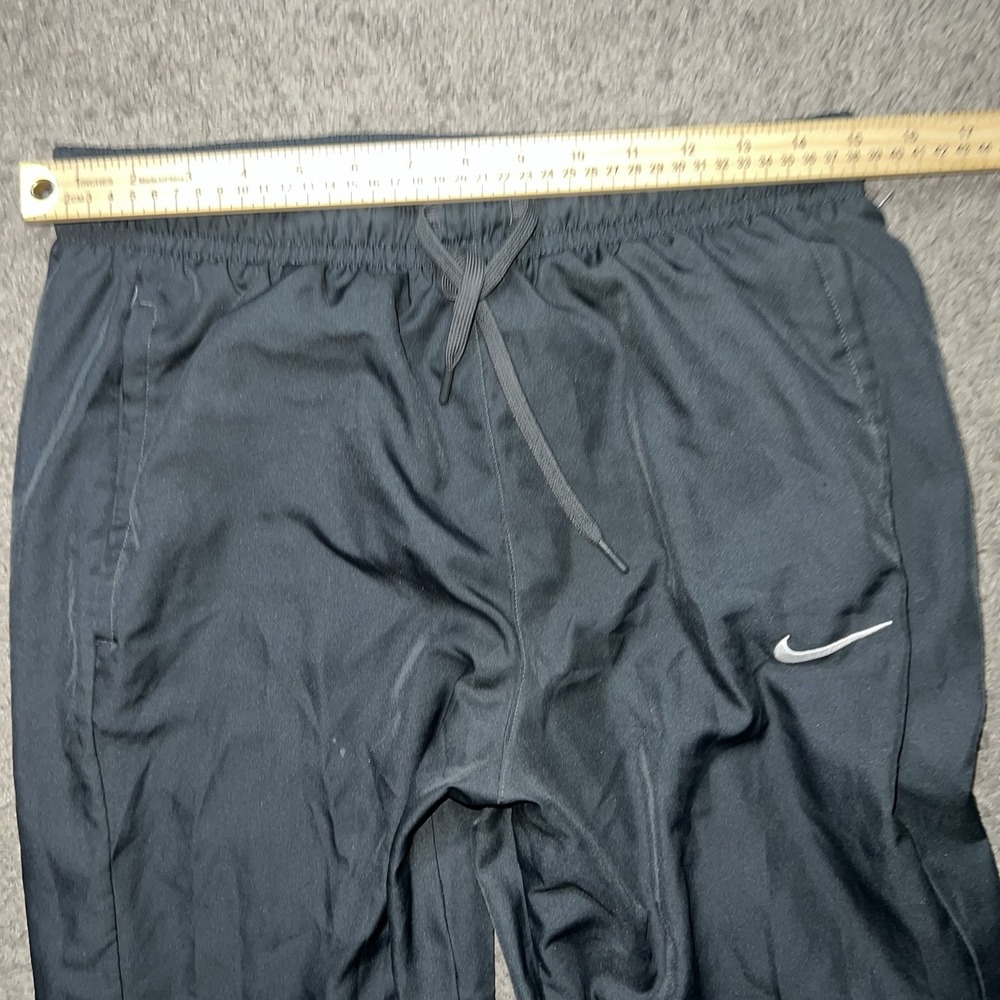 Y2K Nike Dri Fit Black Rivalry Track Pants Men's Large Baggy - Picture 7 of 8